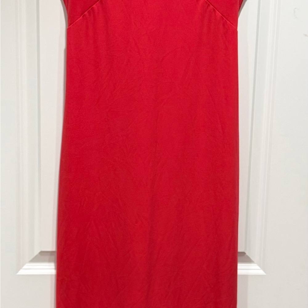 Guess Strapless Red Sheath Dress